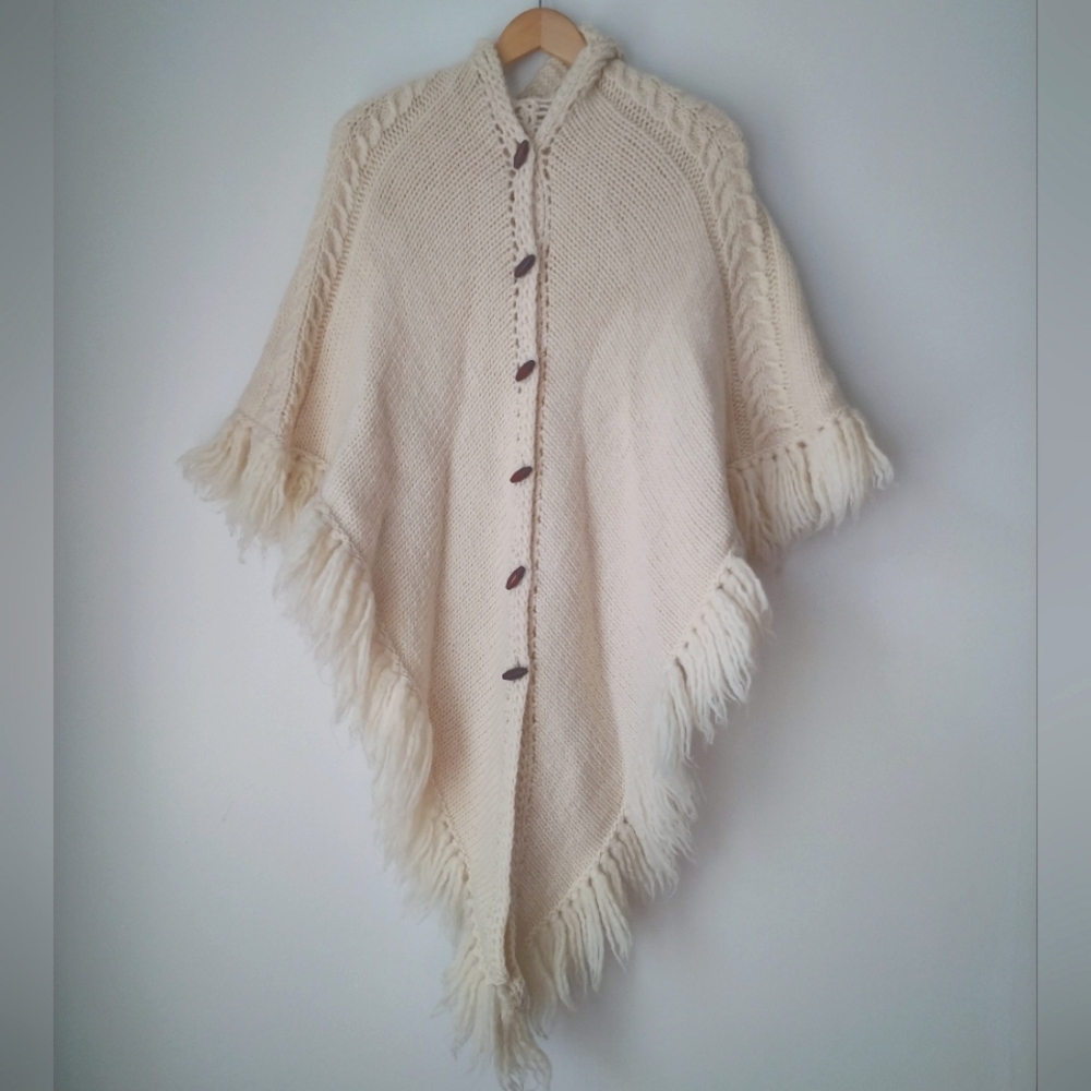 Vintage handmade poncho